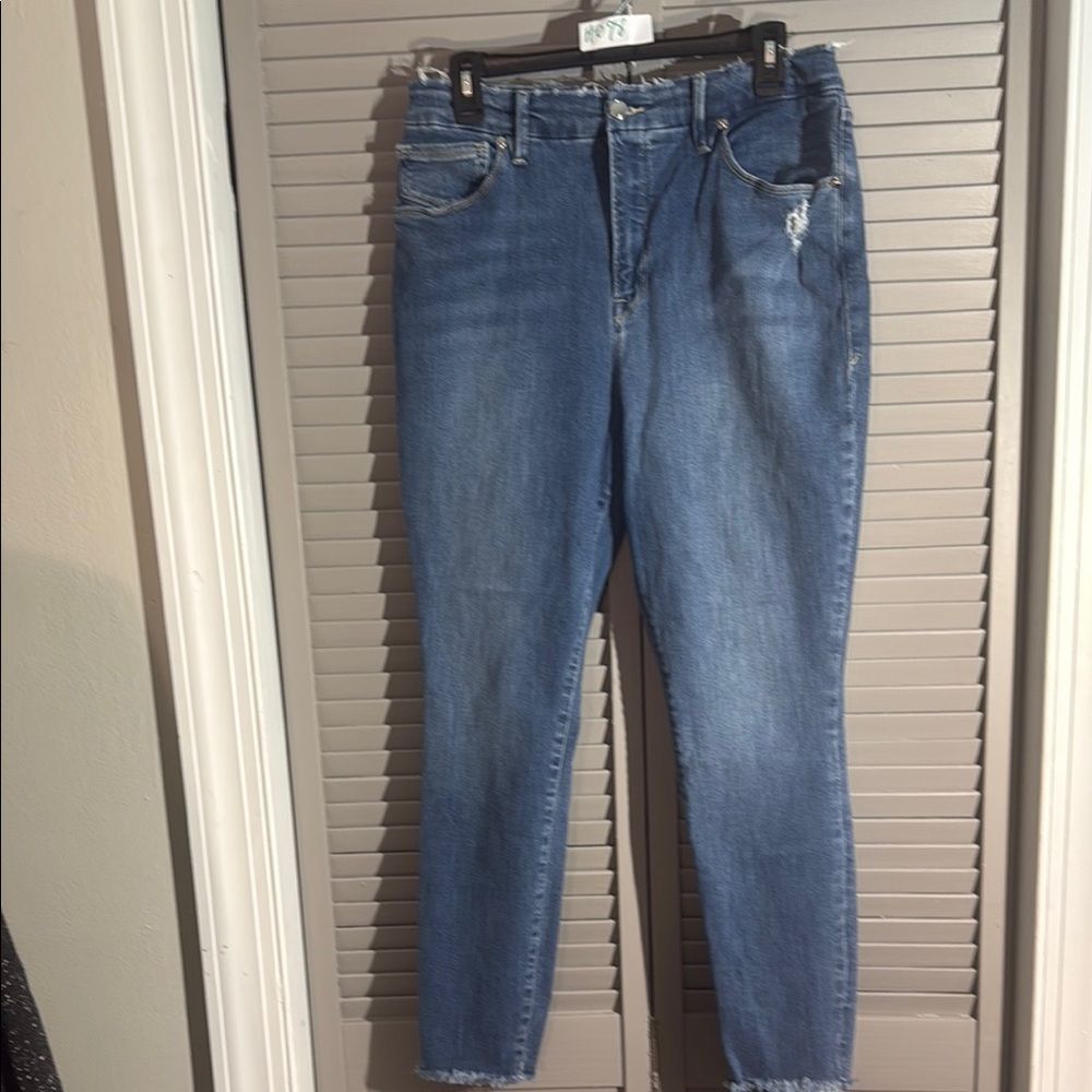Good American Blue Skinny Jeans Classic Style